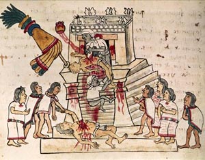 Aztec human sacrifices