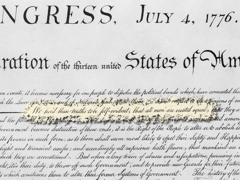 equal by nature declaration of independence