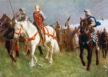 Joan of Arc captured by the English