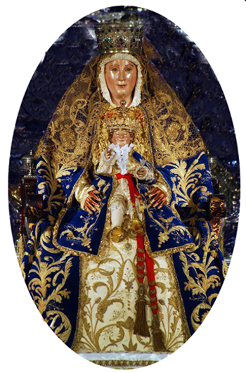 statue of the virgen of the Kings
