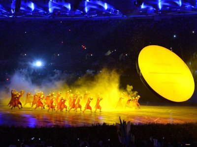 Dancers Olympics opening ceremony