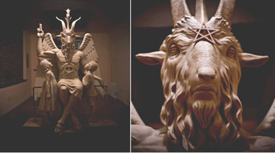 Lucifer statue