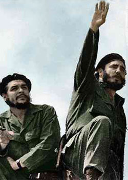 Guevara and Fidel Castro