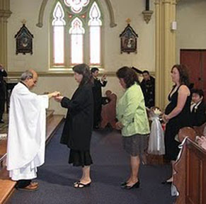 Communion in the hand