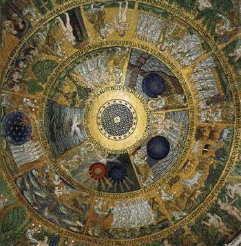 The Genesis cupola of San Marco, Venice
