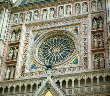 Orvieto rose window 