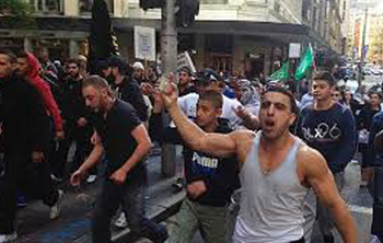 Muslim rally in Rome