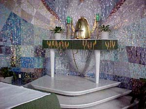 A modern table altar