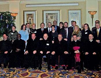 Fr. Rifan with members of Una Voce in Rhode Island