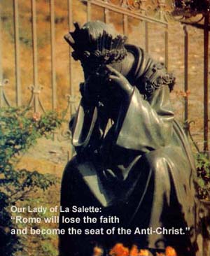 Our Lady of La Salette weeps
