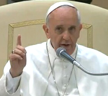 Pope Francis speaks on Atheists