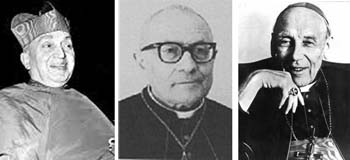 Clemente Micara, Agostino Bea, Giuseppe Antonelli