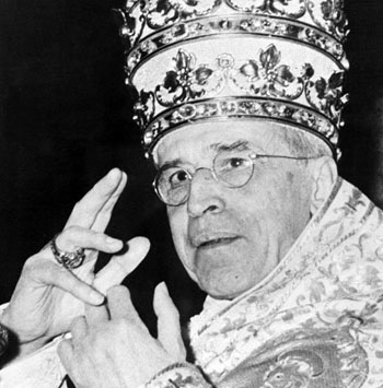 Pope Pius XII, not a conservative