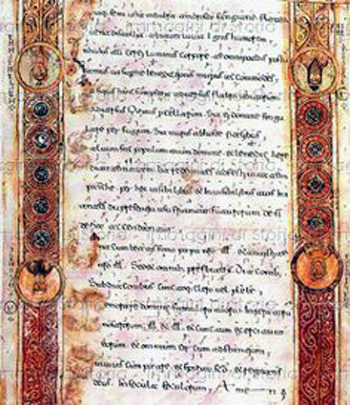 exultet from 1030 kept in the Bari Museum
