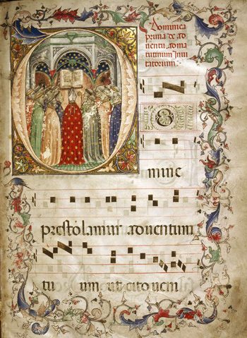 medieval manuscript holy mass
