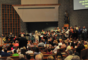 Choir at St. Matthew church, NC