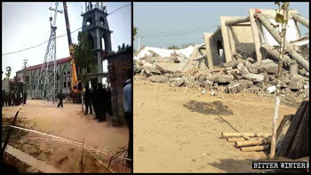 church razed china