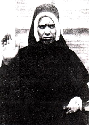 A photograph of Sister Lucy