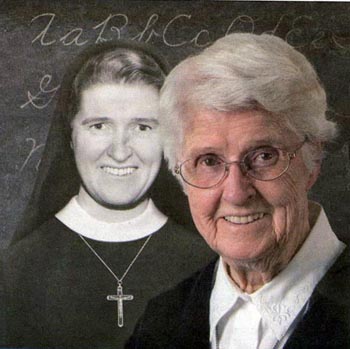 Sister Rita old and young
