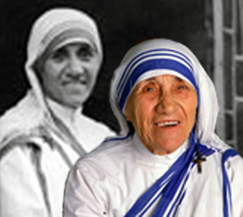 Mother Teresa young and old