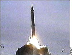 Topol-M nuclear missle launch
