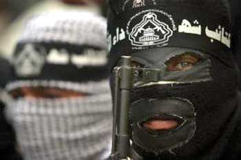 Masked terrorists