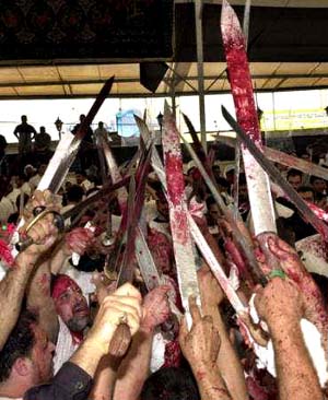 Shiites in a bloody ritual