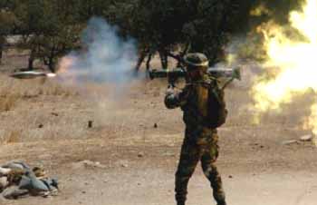 Swedish rockets in the hands of Colombian FARC guerillas