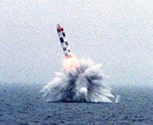 A Bulava underwater missile