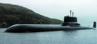The Russian Saint Nicholas nuclear submarine