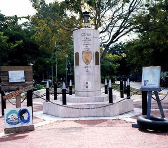 A monument in Florida commemorates the martyrs