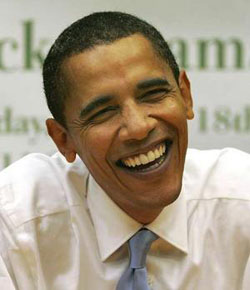 Smiling Obama