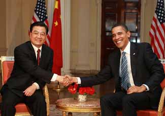 Obama with Chinese Premier