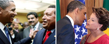 Obama's friendship with socialists Chavez and Dilma