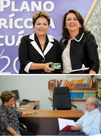 Right and Church supports Dilma Rousseff