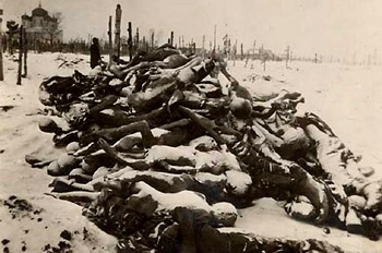 A photograph from the Holodomor