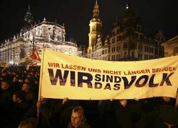 PEGIDA protest Dresden