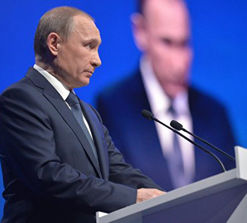 Putin addresses Popular Front