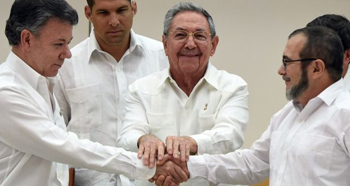 Colombia - FARC accord in Cuba
