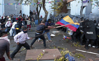 Ecuador street violence