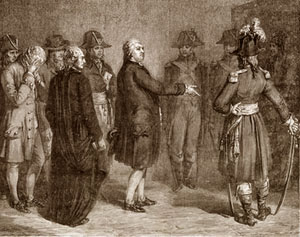 Louis XVI on his way to execution