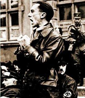 Goebbels giving a speech