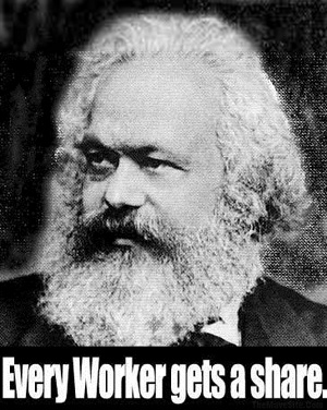 Distributism thinks like Karl Marx