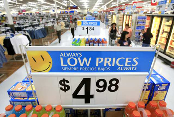 Walmart's low prices outcompete small stores