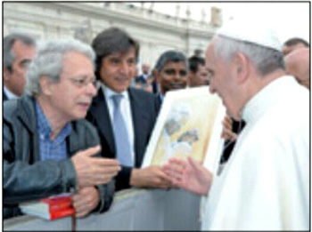 Francis meets Frei Beto, leader of Liberation Theology