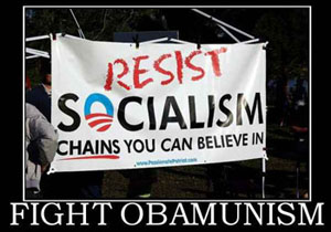 a picture criticizing obamuniism