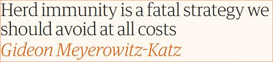 Gideon Meyerowitz-Katz on herd immunity