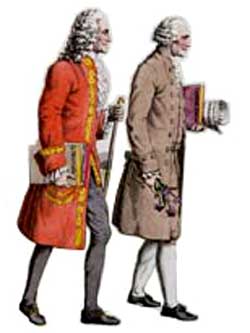 Voltaire and Rousseau