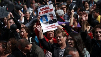 Protests against nomination of Bishop Juan Barros