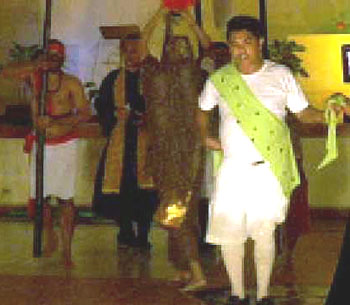 Seminarians dancing in Manila